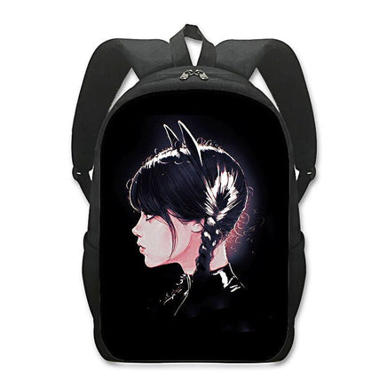 Wednesday Addams and Enid Backpack Teenager Children Backpacks for School Girl Rucksack B72 - Lusy Store