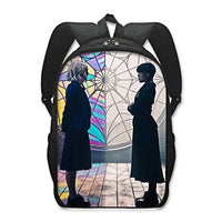 Wednesday Addams and Enid Backpack Teenager Children Backpacks for School Girl Rucksack B72 - Lusy Store