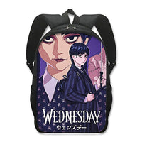 Wednesday Addams and Enid Backpack Teenager Children Backpacks for School Girl Rucksack B72 - Lusy Store