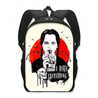 Wednesday Addams and Enid Backpack Teenager Children Backpacks for School Girl Rucksack B72 - Lusy Store