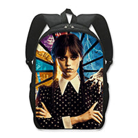 Wednesday Addams and Enid Backpack Teenager Children Backpacks for School Girl Rucksack B72 - Lusy Store