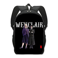 Wednesday Addams and Enid Backpack Teenager Children Backpacks for School Girl Rucksack B72 - Lusy Store