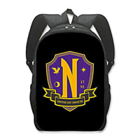 Wednesday Addams and Enid Backpack Teenager Children Backpacks for School Girl Rucksack B72 - Lusy Store
