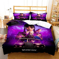Wednesday Movie Bedding Youth Kids Girl Boys Gift D571 - Lusy Store