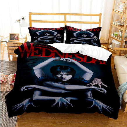 Wednesday Movie Bedding Youth Kids Girl Boys Gift D571 - Lusy Store