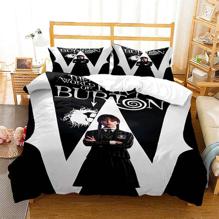 Wednesday Movie Bedding Youth Kids Girl Boys Gift D571 - Lusy Store