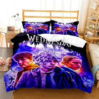 Wednesday Movie Bedding Youth Kids Girl Boys Gift D571 - Lusy Store