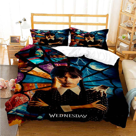 Wednesday Movie Bedding Youth Kids Girl Boys Gift D571 - Lusy Store