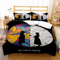 Wednesday Movie Bedding Youth Kids Girl Boys Gift D571 - Lusy Store