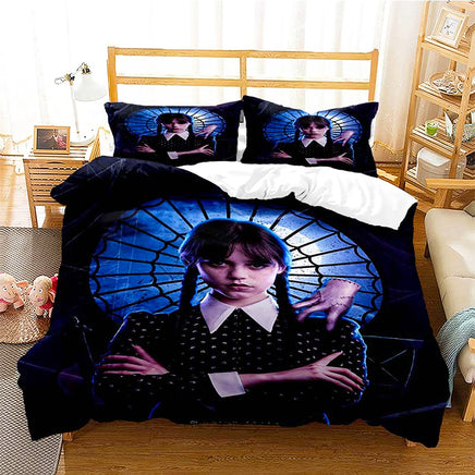 Wednesday Movie Bedding Youth Kids Girl Boys Gift D571 - Lusy Store