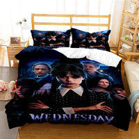 Wednesday Movie Bedding Youth Kids Girl Boys Gift D571 - Lusy Store