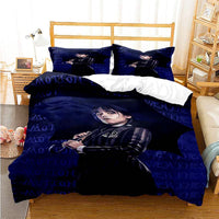 Wednesday Movie Bedding Youth Kids Girl Boys Gift D571 - Lusy Store
