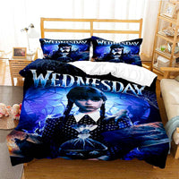 Wednesday Movie Bedding Youth Kids Girl Boys Gift D571 - Lusy Store