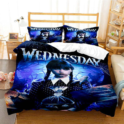 Wednesday Movie Bedding Youth Kids Girl Boys Gift D571 - Lusy Store