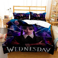 Wednesday Movie Bedding Youth Kids Girl Boys Gift D571 - Lusy Store