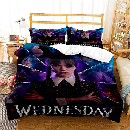 Wednesday Movie Bedding Youth Kids Girl Boys Gift D571 - Lusy Store