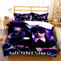 Wednesday Movie Bedding Youth Kids Girl Boys Gift D571 - Lusy Store