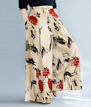 White Palazzo Pants Ladies Pants Women Autumn Trousers 2023 Casual High Waist Solid D370 - Lusy Store