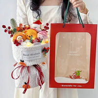 Winnie the pooh flower bouquet plush bouquet cute plush girl gift - Lusy Store LLC