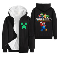 Winter Clothes Coat Minecraft Hoodie Long Sleeve Top Kids T-shirt - Lusy Store