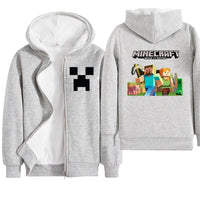 Winter Clothes Coat Minecraft Hoodie Long Sleeve Top Kids T-shirt - Lusy Store