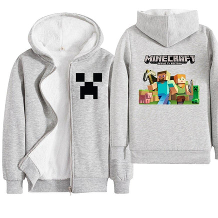Winter Clothes Coat Minecraft Hoodie Long Sleeve Top Kids T-shirt - Lusy Store