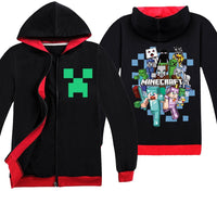 Winter Clothes Coat Minecraft Hoodie Long Sleeve Top Kids T-shirt - Lusy Store