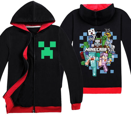 Winter Clothes Coat Minecraft Hoodie Long Sleeve Top Kids T-shirt - Lusy Store