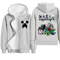 Winter Clothes Coat Minecraft Hoodie Long Sleeve Top Kids T-shirt - Lusy Store