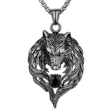 Wolf Stainless Steel Necklace - Lusy Store