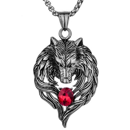 Wolf Stainless Steel Necklace - Lusy Store