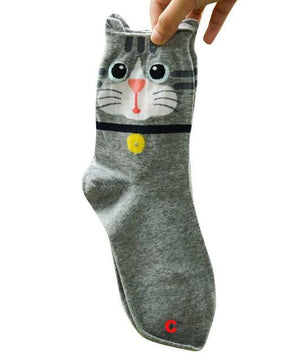Women Cute Socks Ladies Causal Lovely Little Animal Bear - Lusy Store