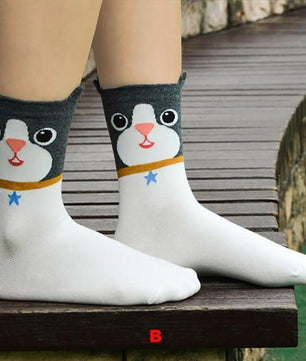 Women Cute Socks Ladies Causal Lovely Little Animal Bear - Lusy Store