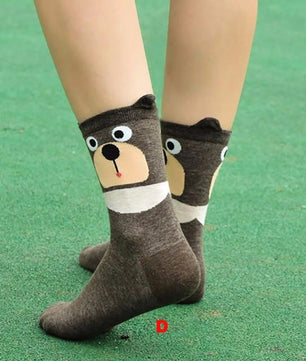 Women Cute Socks Ladies Causal Lovely Little Animal Bear - Lusy Store