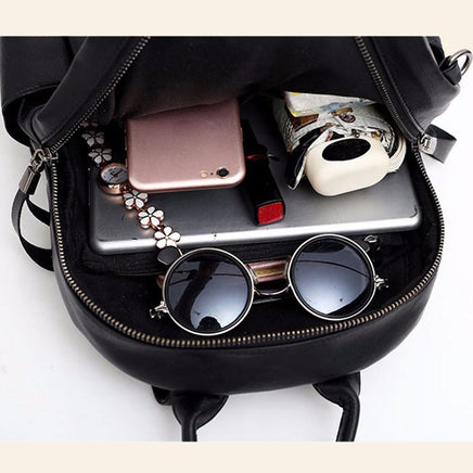 Women PU Leather Fashion Women Girl Leather Backpack - Lusy Store