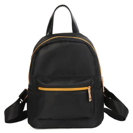 Women Teenage Girls Backpack Boys Solid Zipper - Lusy Store
