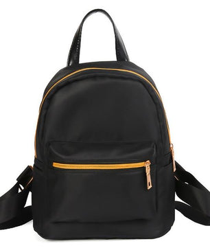 Women Teenage Girls Backpack Boys Solid Zipper - Lusy Store