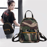 Women Teenage Girls Backpack Boys Solid Zipper - Lusy Store