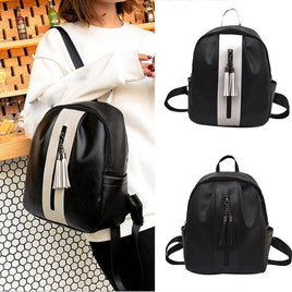 Women's Backpack Travel Zipper Tassel - Lusy Store