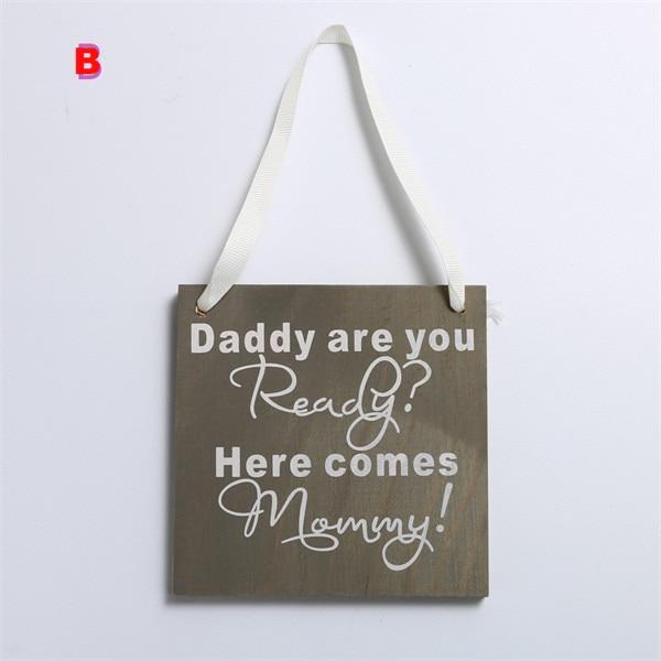 Wooden Hanging Plaque Board Mother&Father's Day Holiday - Lusy Store