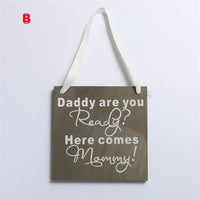 Wooden Hanging Plaque Board Mother&Father's Day Holiday - Lusy Store