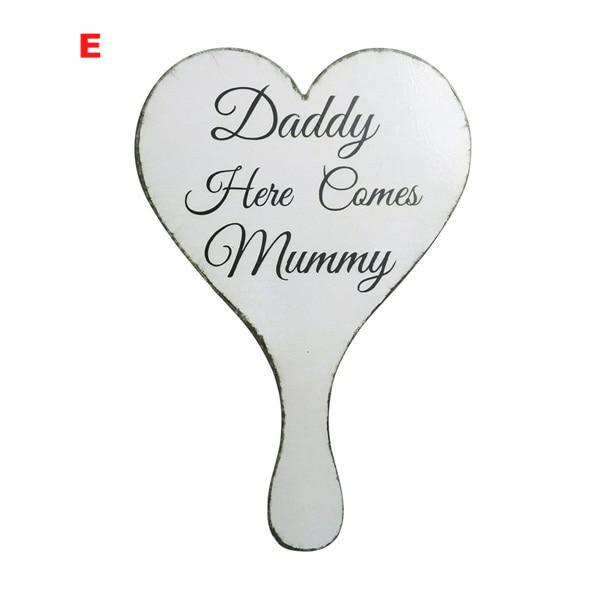 Wooden Hanging Plaque Board Mother&Father's Day Holiday - Lusy Store
