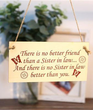 Wooden plaque Sign Board Best Friend Friendship Gift - Lusy Store