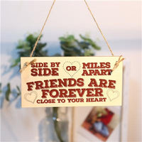 Wooden plaque Sign Board Best Friend Friendship Gift - Lusy Store