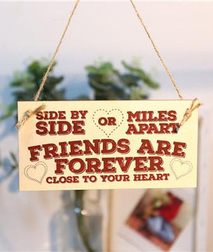 Wooden plaque Sign Board Best Friend Friendship Gift - Lusy Store