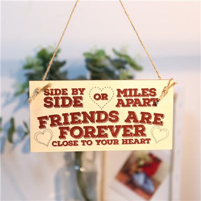 Wooden plaque Sign Board Best Friend Friendship Gift - Lusy Store